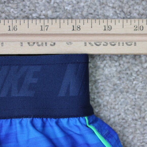 Nike Swim Board Shorts NWT Mens 2XL XXL Blue Geometric Mesh Lined Drawstring - Picture 8 of 15